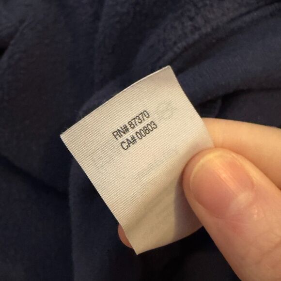 Women Alo Yoga Crew Neck Fleece Sweatshirt in Dark Blue Size Small - Picture 3 of 8